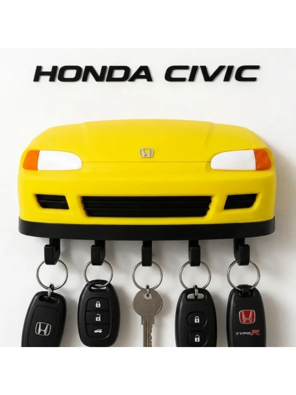 Honda Civic Key Hanger , Key Holder, Wall Decor, Dad Gift, Luxury, Drift, JDM